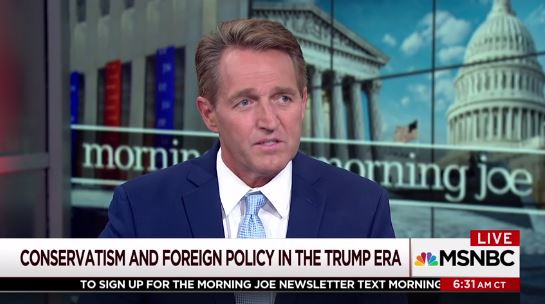 Jeff Flake Willing to Criticize Donald Trump