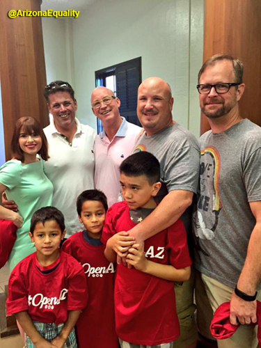 Plaintiffs and Legal Staff for Marriage Equality in Arizona