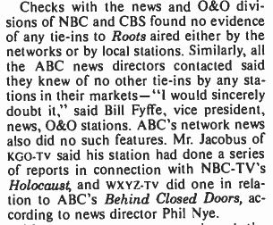 Bill Fyffe, Phil Nye - Broadcasting, March 5, 1979