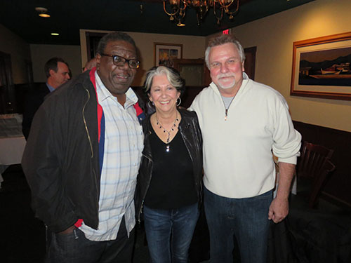 Reggie Hall with Nancy and Reimont Janukaitis