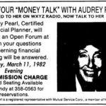 Advertisement in the Gross Pointe news, March 4, 1982