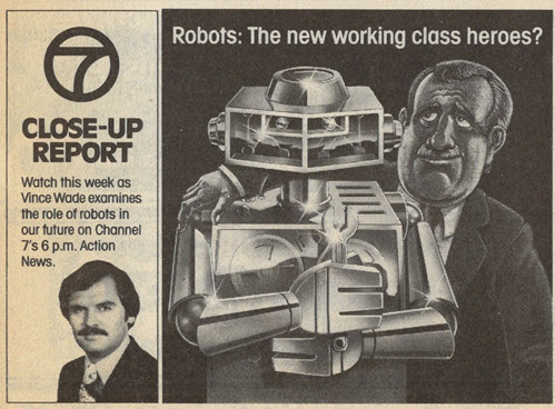 TV Guide Ad - Vince Wade - 1980