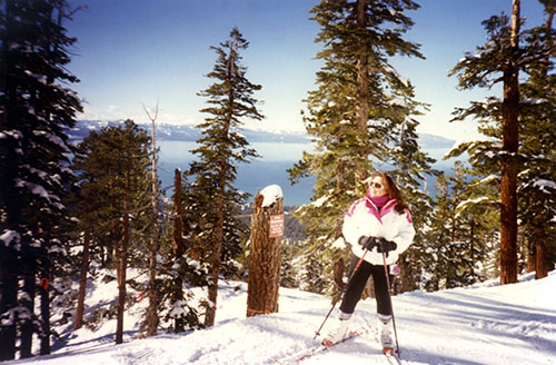 Rita Vella-Broome at Lake Tahoe - Winter 1996