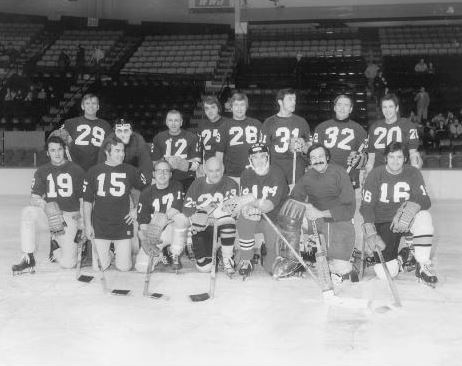 Media All Stars Hockey Team in 1971