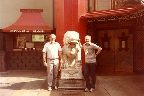 John Gross and Terry Pochert at Grauman's Chinese Theatre