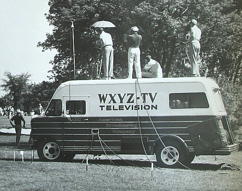 WXYZ Remote Broadcast Truck - Circa 1954