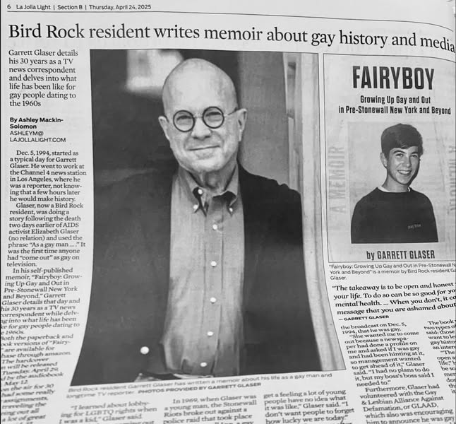 GlaserNewspaper - Garrett Glaser - Newspaper Article