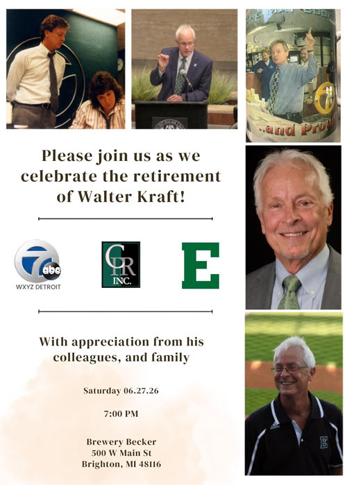 Walter Kraft Retirement