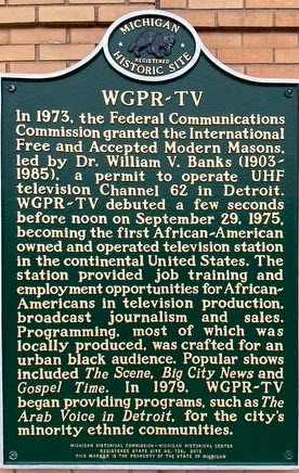 WGPRHistoricMarker - BroadcastingVault.com WGPR Historic Marker