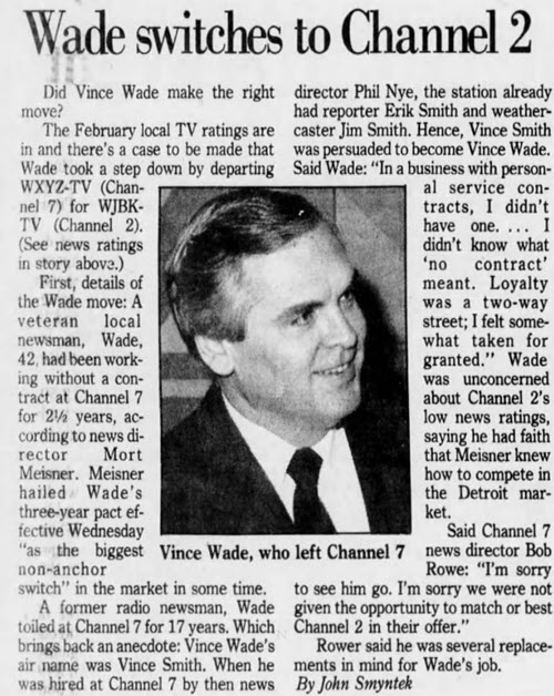 Vince Wade - WJBK