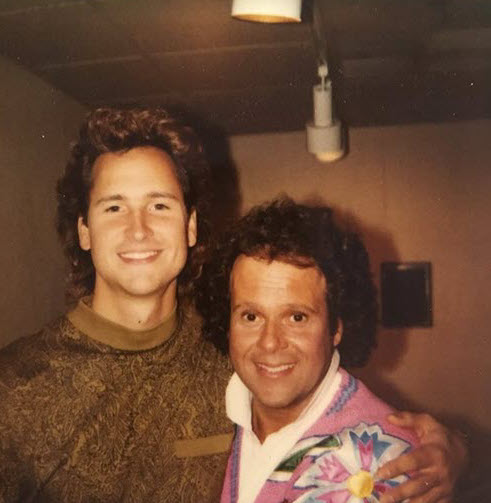 Brad Hurtado and Richard Simmons at WXYZ's Kelly & Compmany7