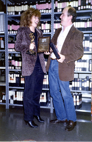 Wanda Doerner's UPI Award with Terry Pochert