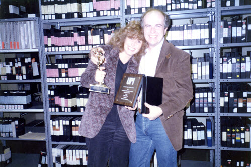 Wanda Doerner's UPI Award with Terry Pochert